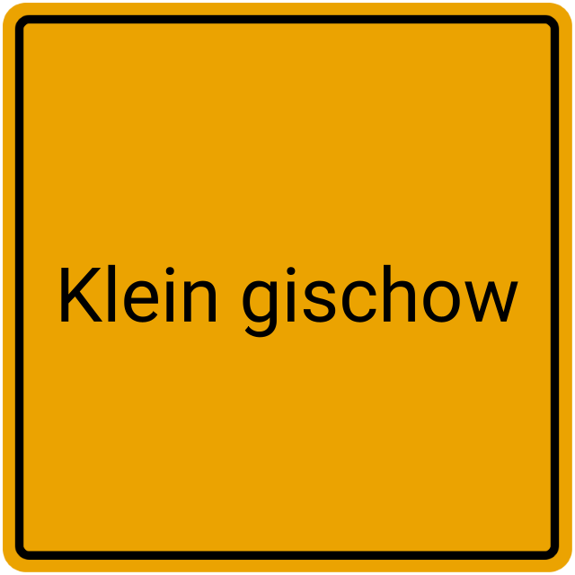 Meldebestätigung Klein Gischow